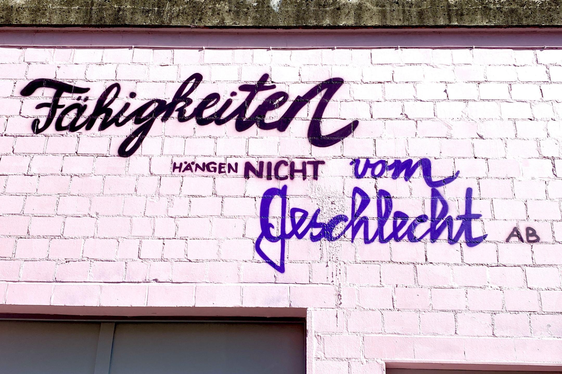 Graffiti Fähigkeiten hängen nicht vom Geschlecht ab