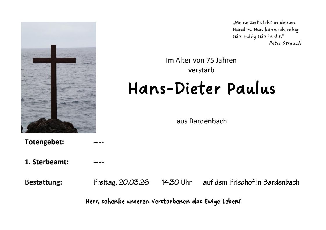 BA Hans-Dieter Paulus