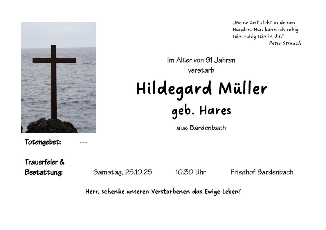 Ba Hildegard Müller