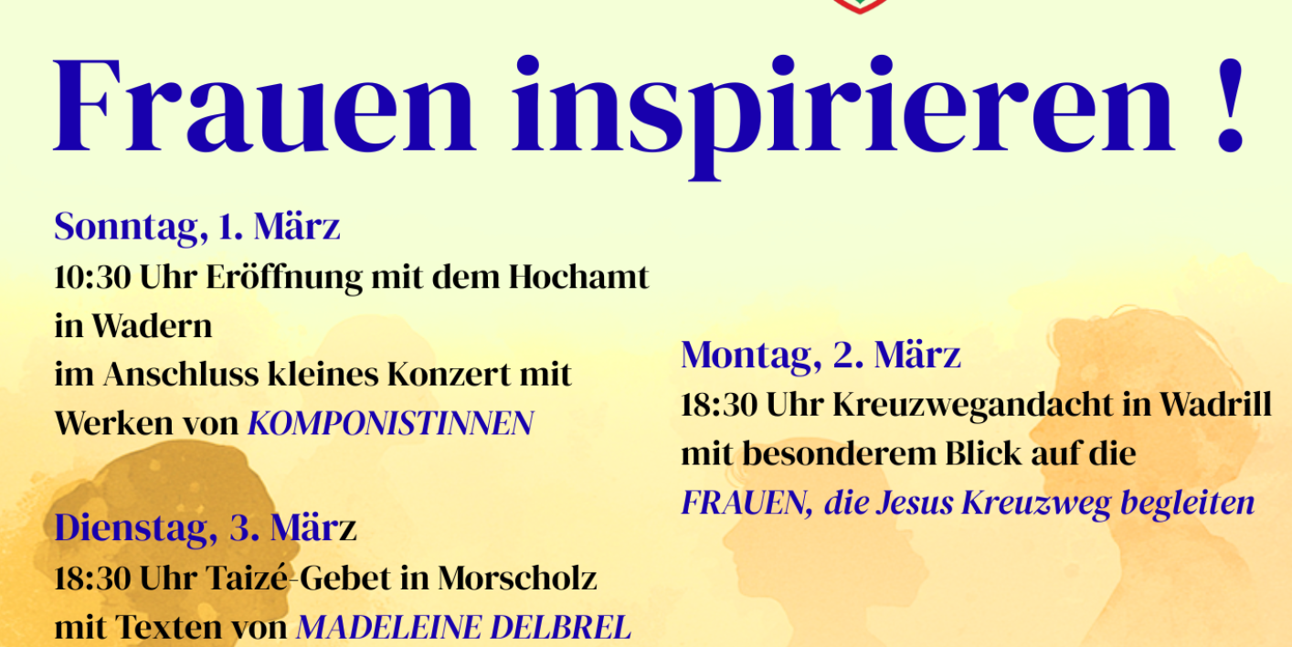 Gebetswoche 26 Frauen inspirieren