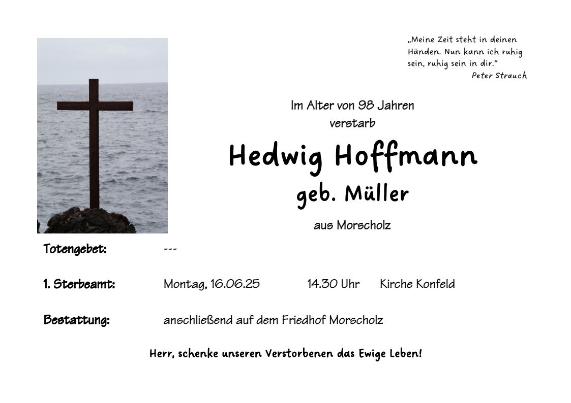 Mo Hedwig Hoffmann