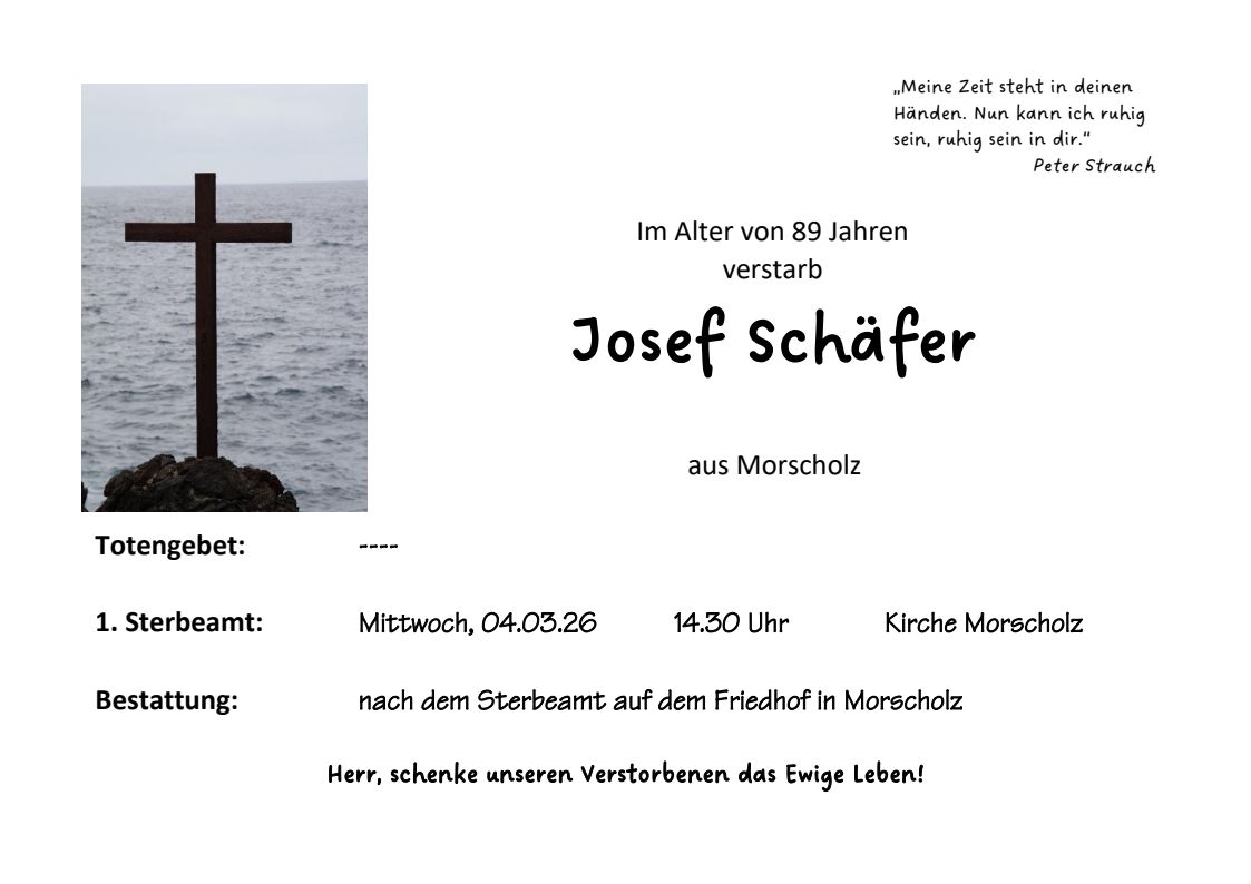 Mo Josef Schäfer