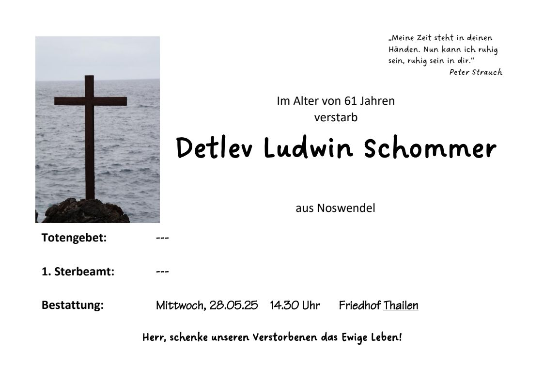 No Detlev Schommer