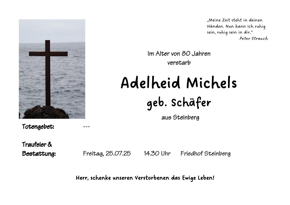 Stg Adelheid Michels