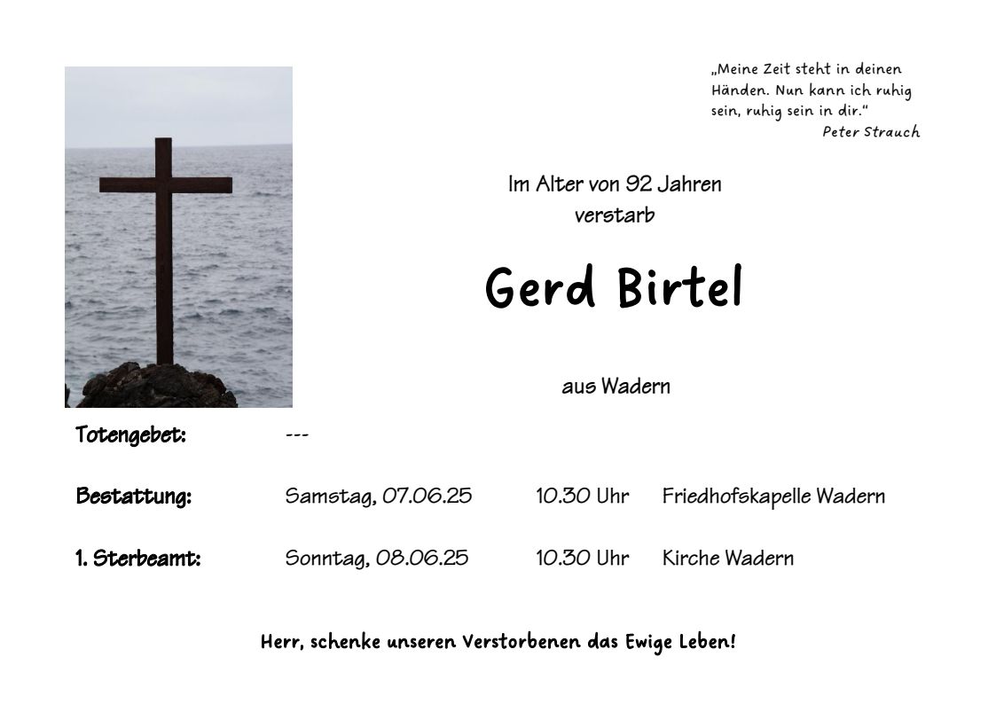 WA Gerd Birtel
