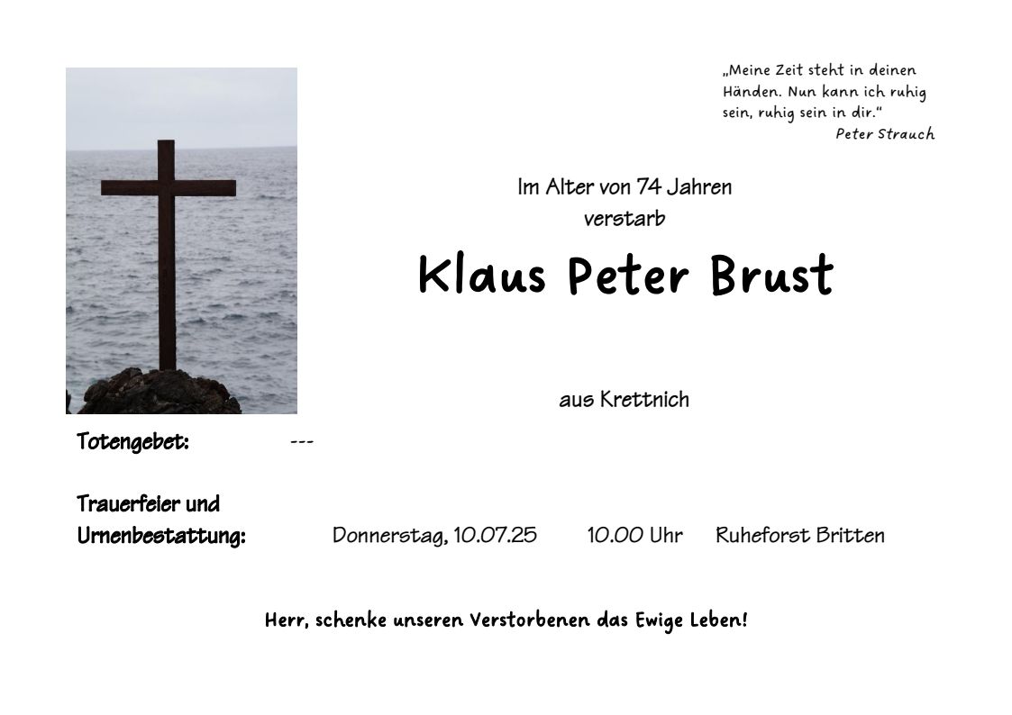 WaLo Klaus Peter Brust