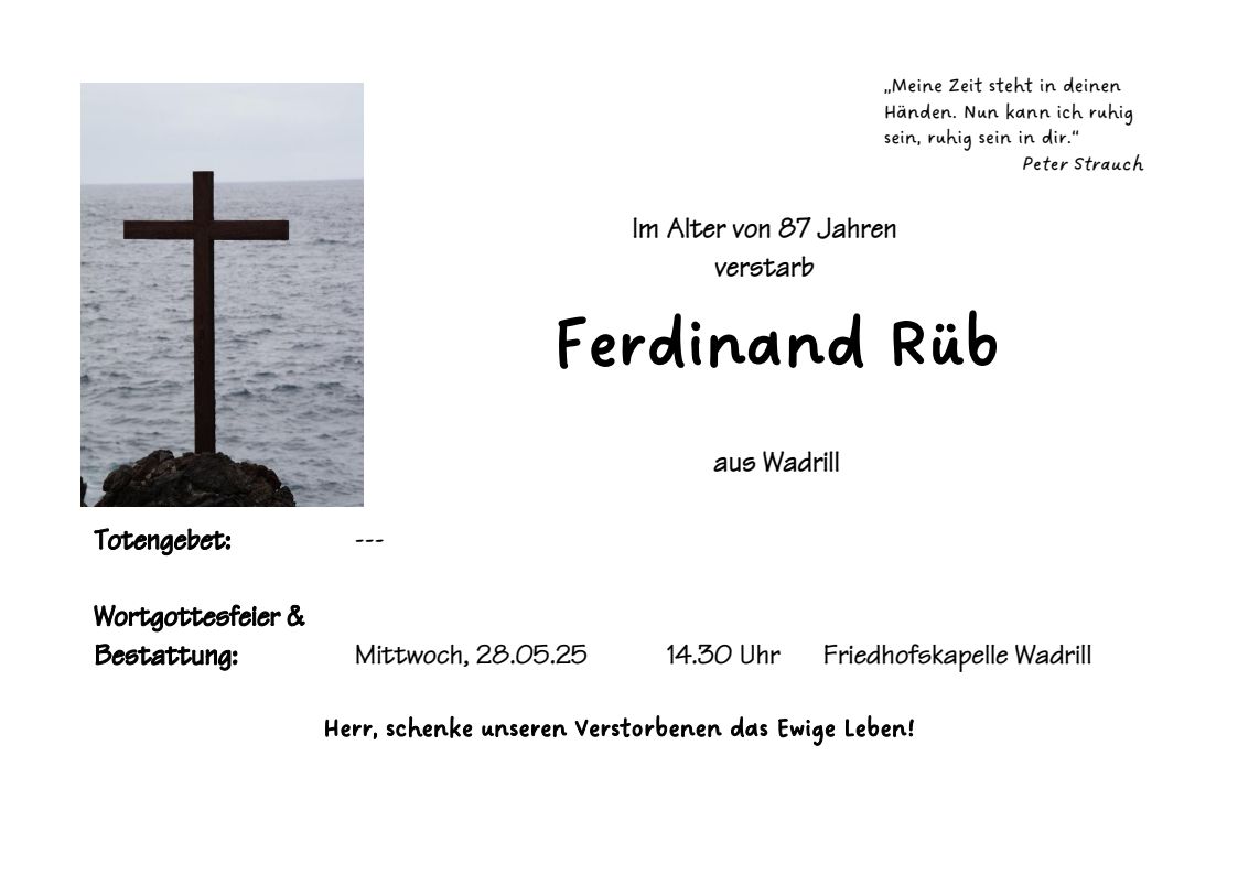 Wdr Ferdinand Rüb