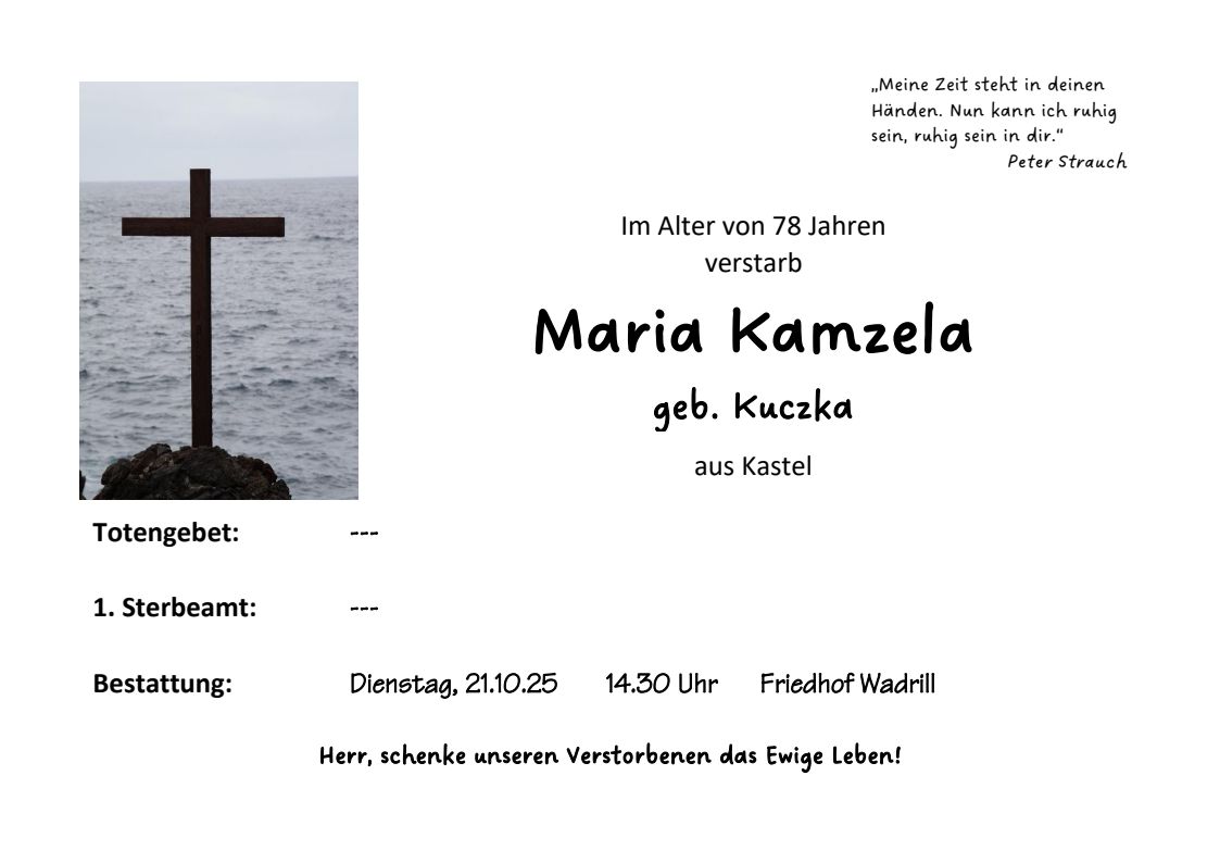 Wdr Maria Kamzela